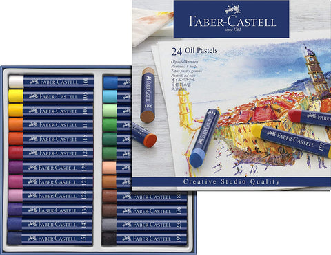 Faber Castell Creative Studio Oil Pastel Crayons 24