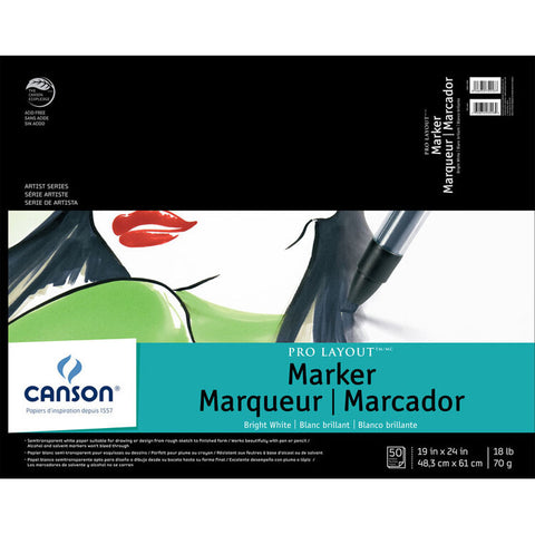 Canson Pro Layout Marker Pad, 19"x24"