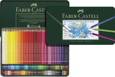 Faber-Castell Albrecht Dürer  Artists' Watercolour Pencils tin of 120